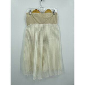 Valentine Gauthier Sleeveless Mini Dress Short Sheer Panels Regular Size 1